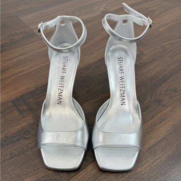 Stuart Weitzman Nudistia Ankle Strap High Heel Sandal